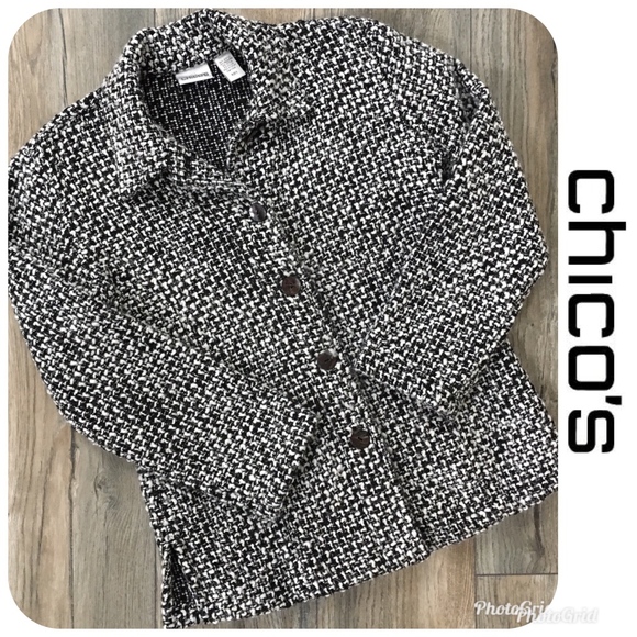 Chico's Jackets & Blazers - CHICO'S Tweed Jacket Sz 0 $195!
